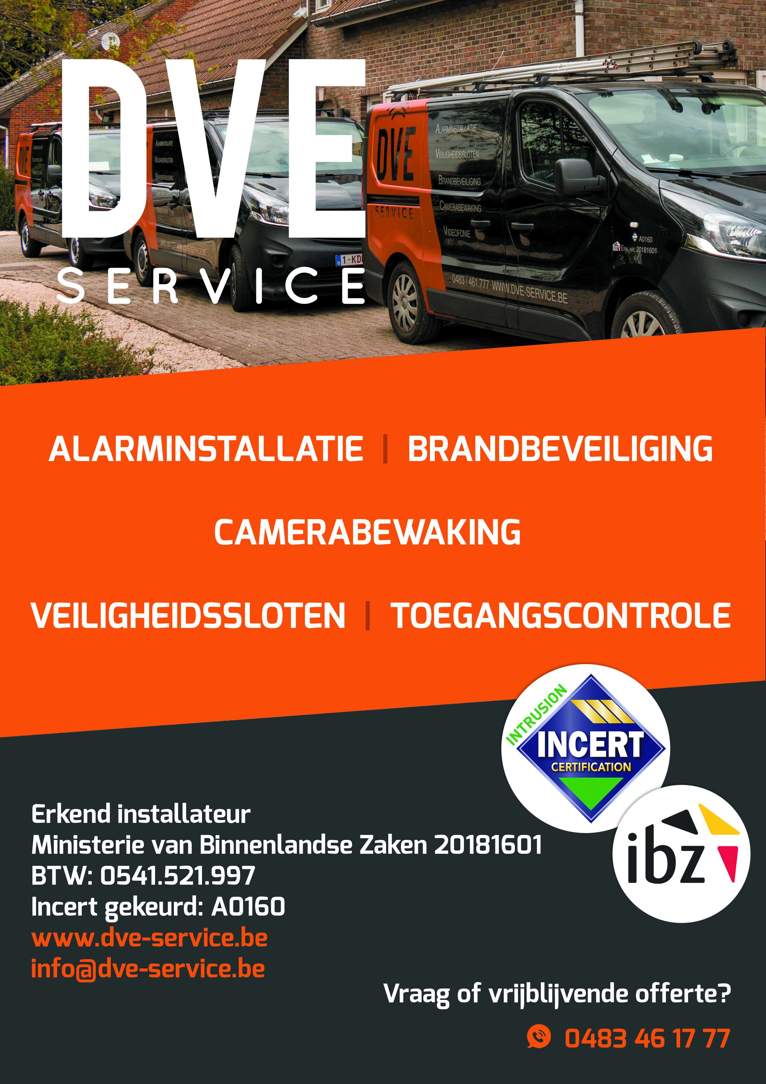 alarminstallateurs Stabroek | A - DVE Service bvba