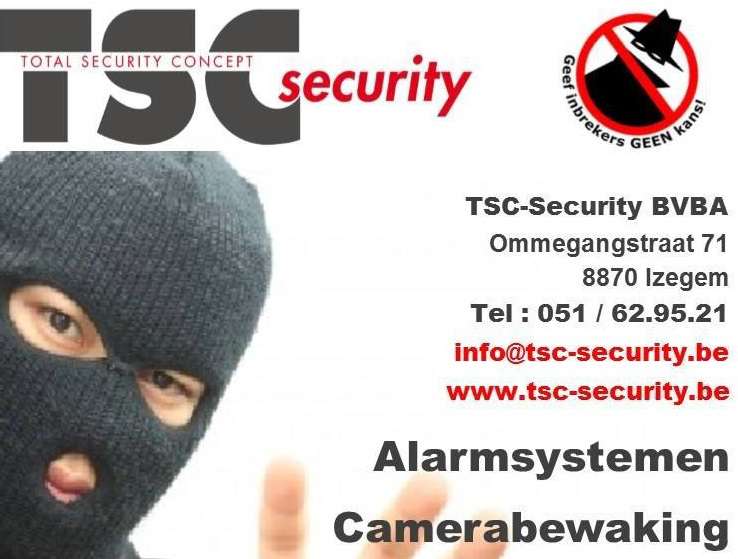 alarminstallateurs Veldegem TSC-Security BVBA